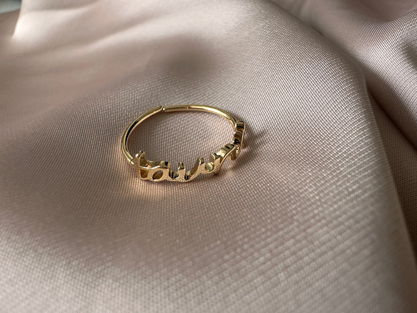 18k Gold filled Zodiac Ring|Open Ring Adjustable|Sternzeichen