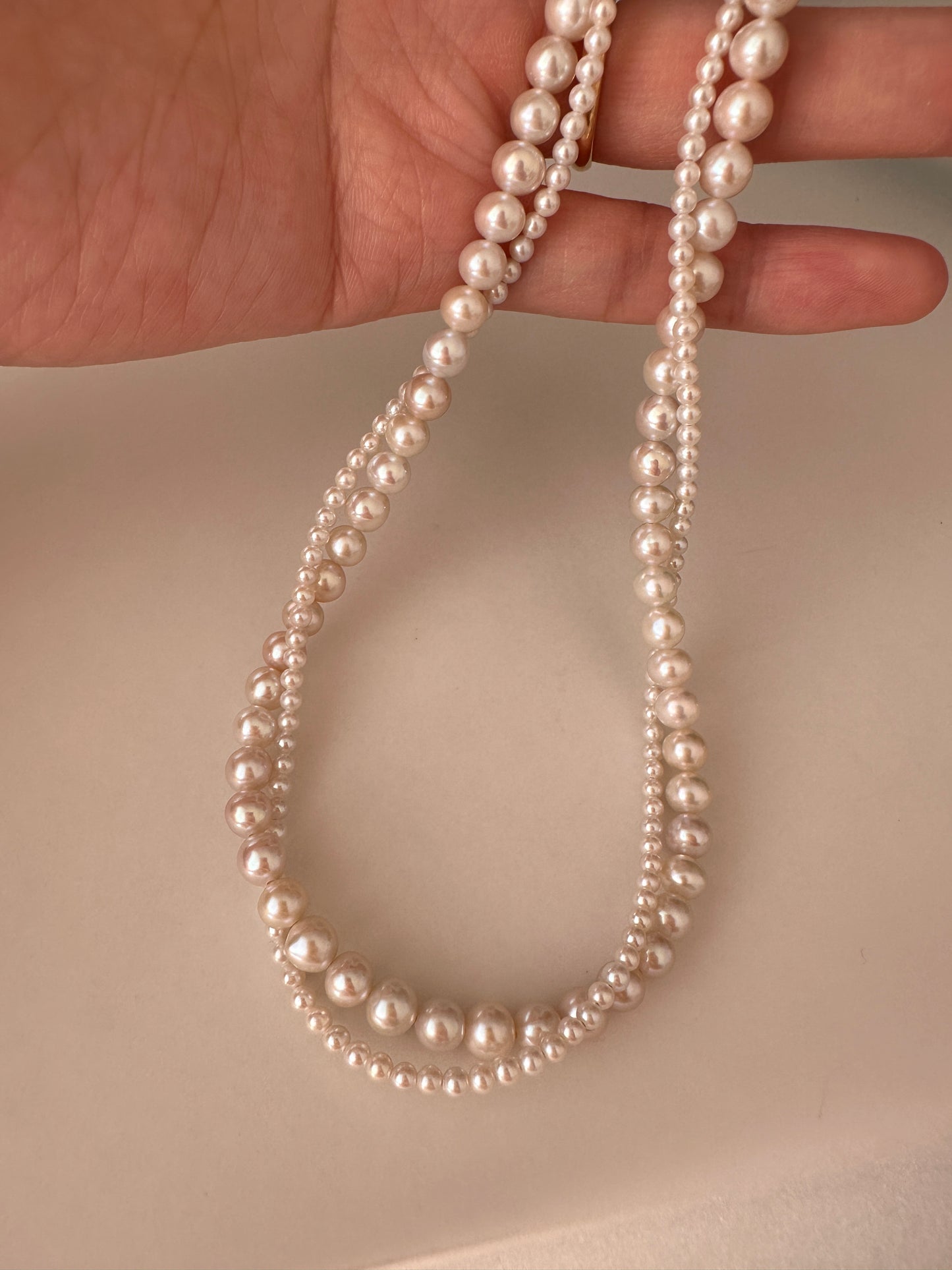 "Two Ways To Wear "Top Quality Double Layer Pearl Necklace