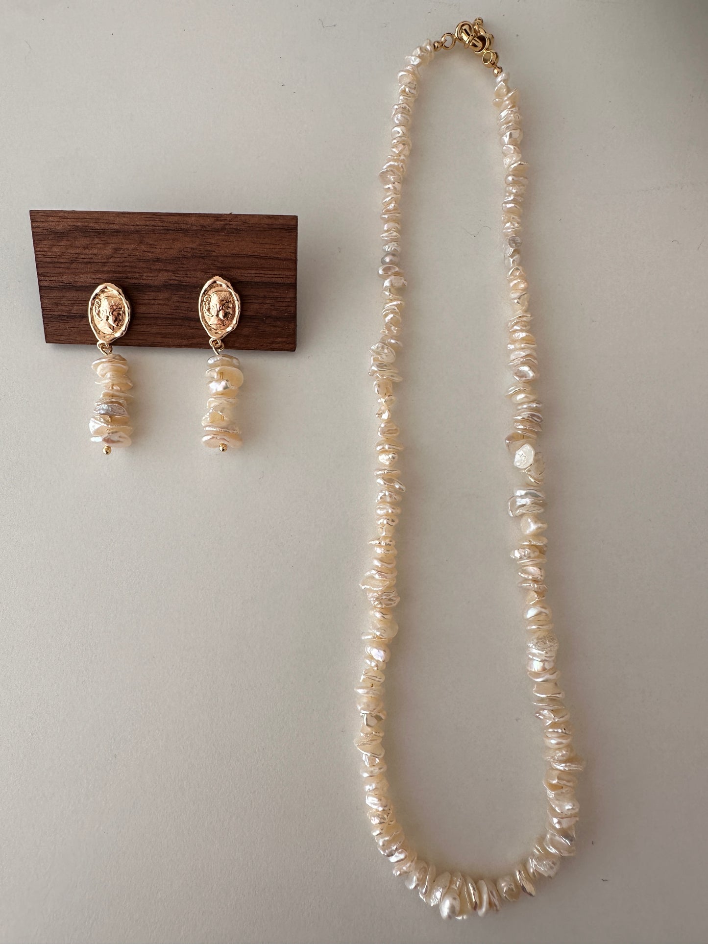 Petal Pearl Necklace|Freshwater Pearl