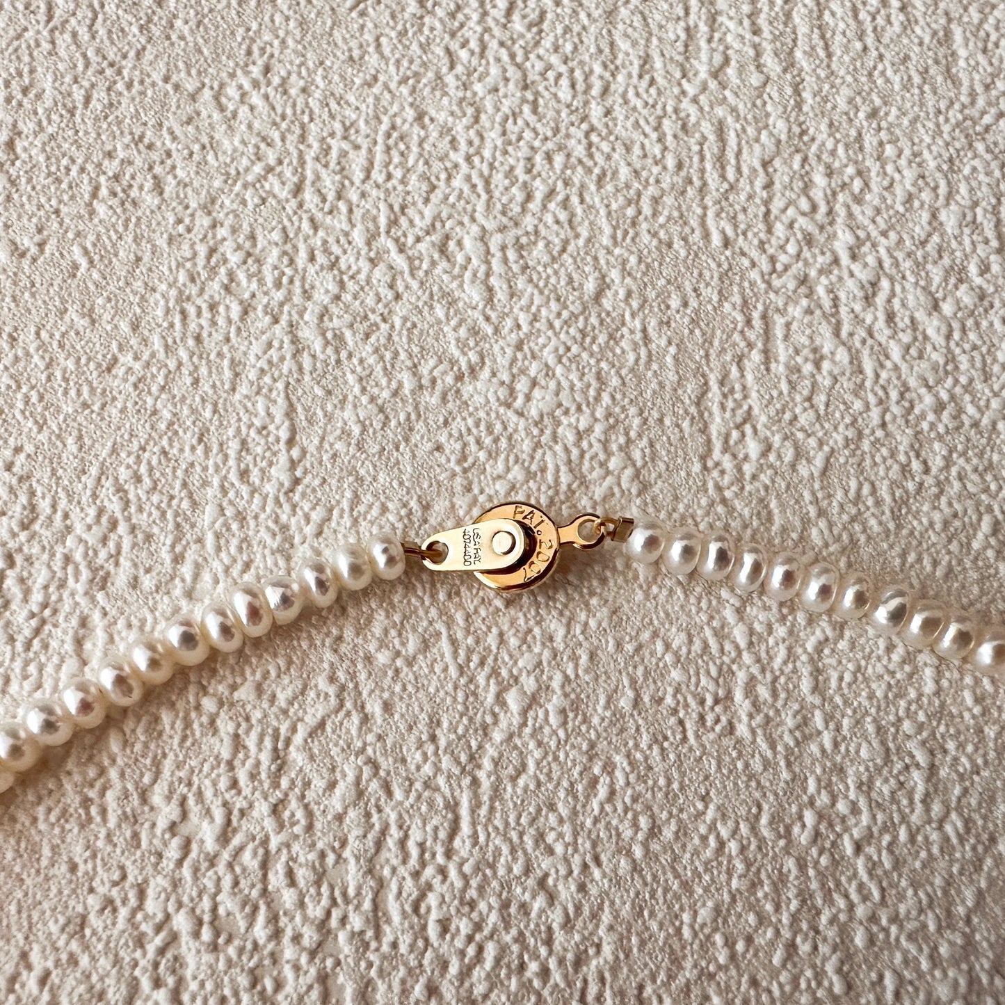 Zarte Süßwasserperlen Halskette | Vintage-Stil, Gold gefüllte Perlen | Minimalist Jewelry