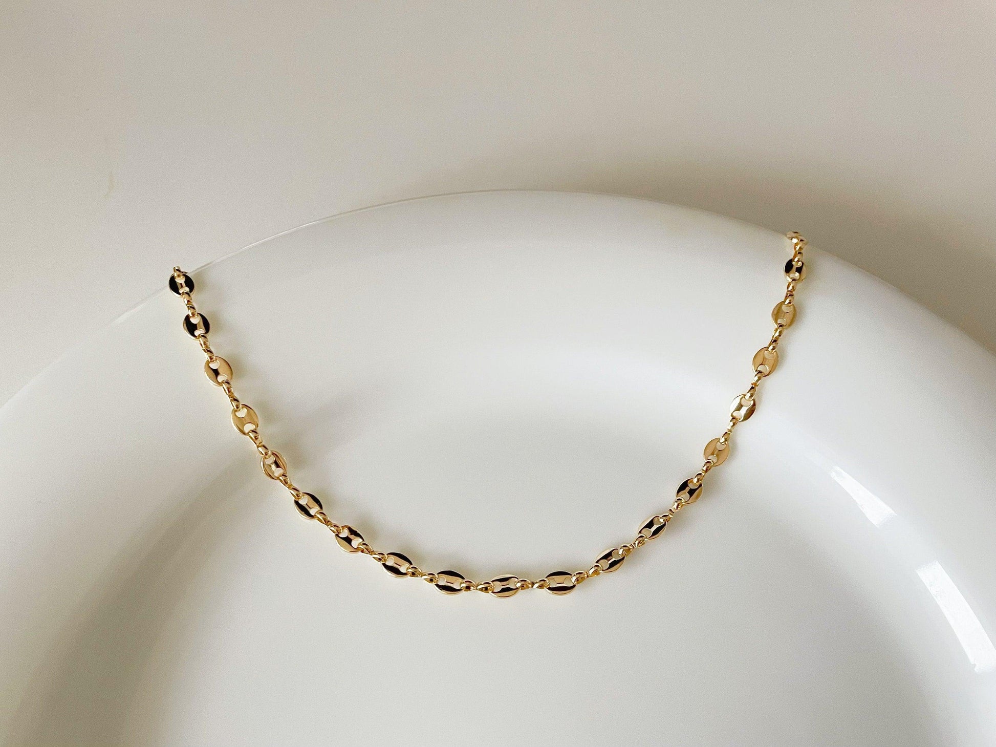 Necklace/choker gold chain - LE´TIAN